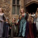 The daughters of Elizabeth Woodville in the TV series, the White Princess