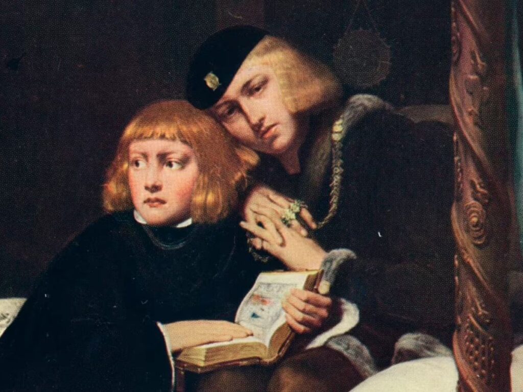 A portrait of the Princes in the Tower