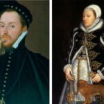 Side by side portraits of Catherine and Henry Carey, the children of Mary Boleyn