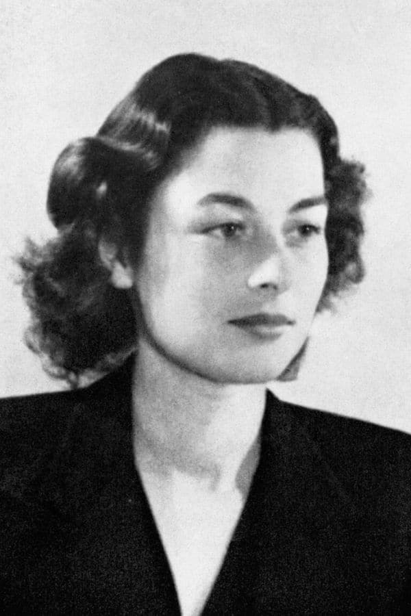 Studio portrait of a young woman in a black jacket, representing one of the undercover agents whose fate Vera Atkins later uncovered.