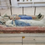 The effigies of Eleanor of Aquitaine and Henry Plantagenet