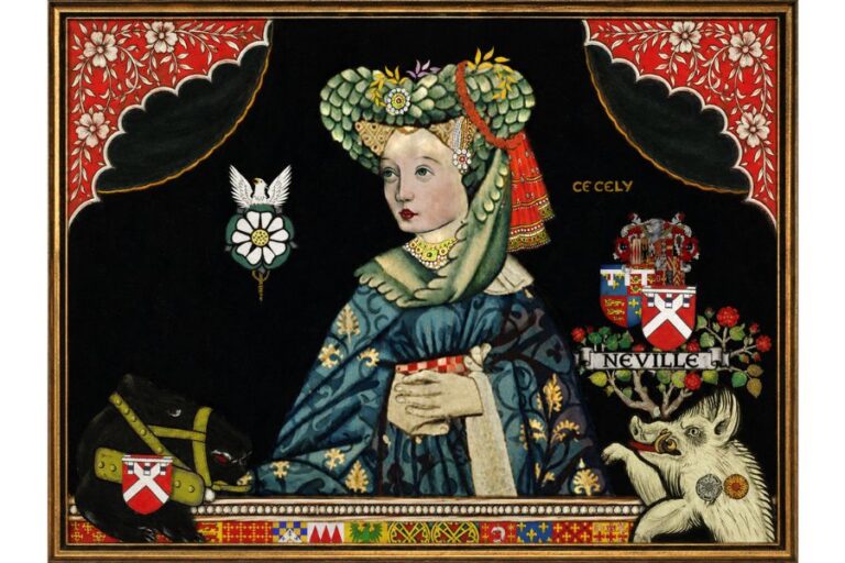 A portrait of Cecily Neville, mother of Edward IV