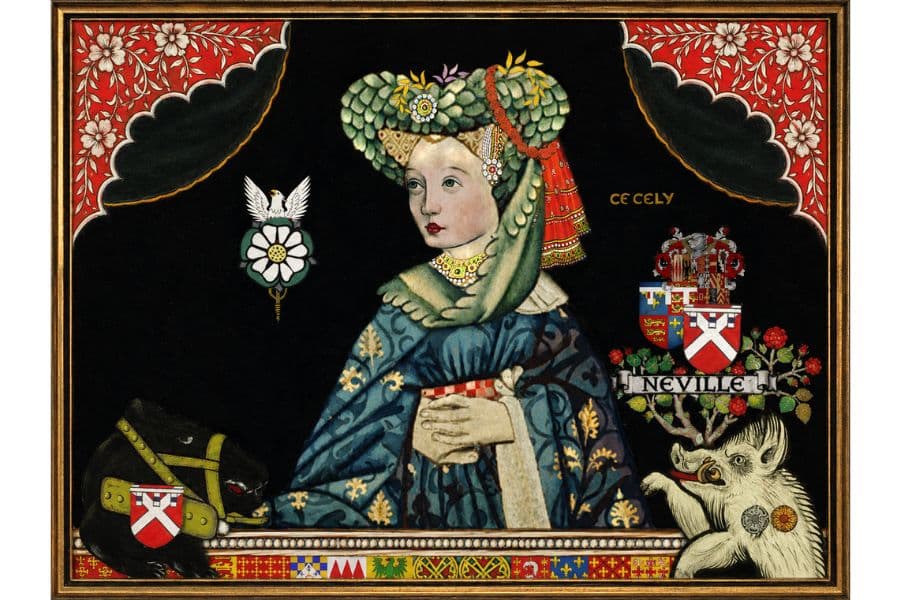 A portrait of Cecily Neville, mother of Edward IV